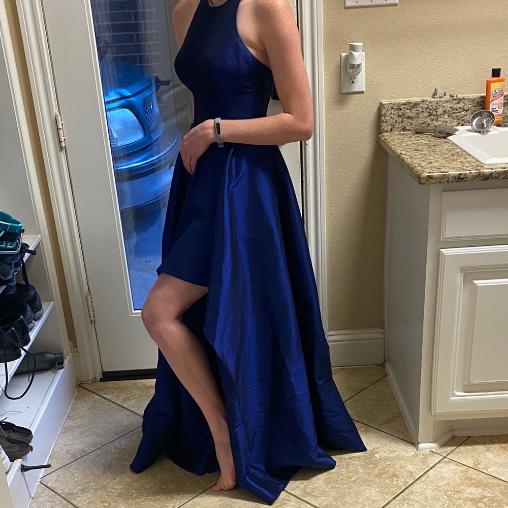 Prom dress, blue - Picture 8 of 10